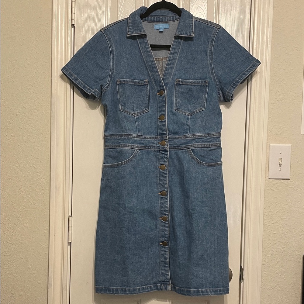 NWOT Draper James Blue Denim Mini Dress